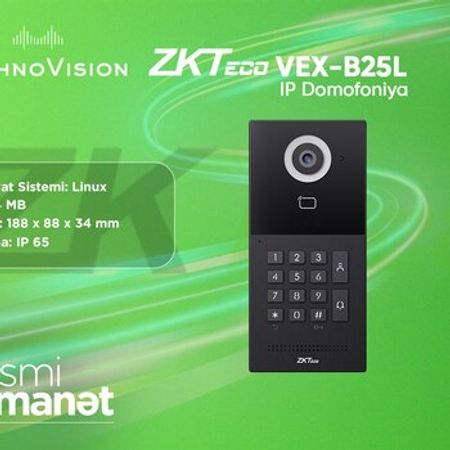 ZKTeco VEX-B25L Outdoor video station – Bakı – ucuztap.az