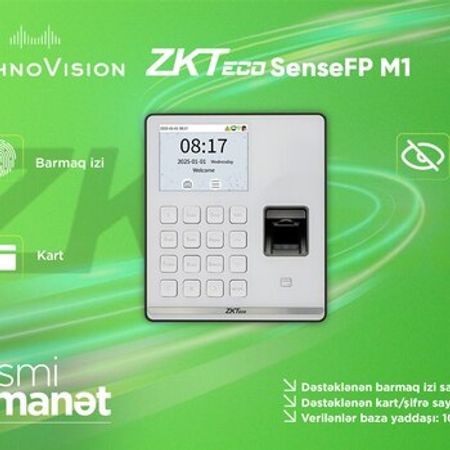 ZKTeco SenseFP M1 FingerPrint Terminal – Bakı – ucuztap.az