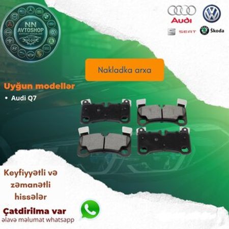 Audi Q7 arxa əyləc bəndləri – Ehtiyat hissələri – ucuztap.az