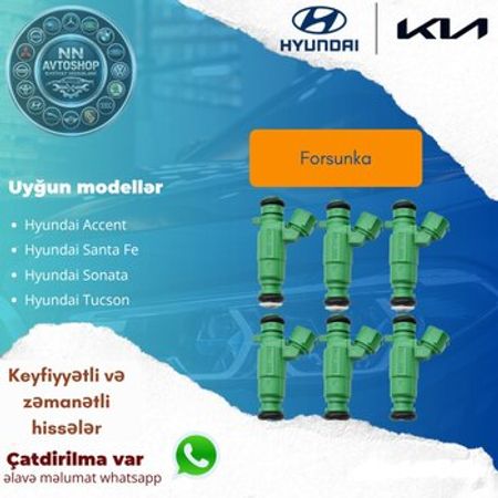 Hyundai Accent forsunkaları – Ehtiyat hissələri – ucuztap.az