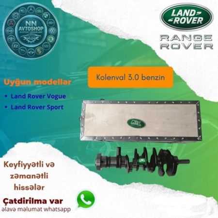 Range Rover 3.0 yanacaq kolenvalı – Bakı – ucuztap.az