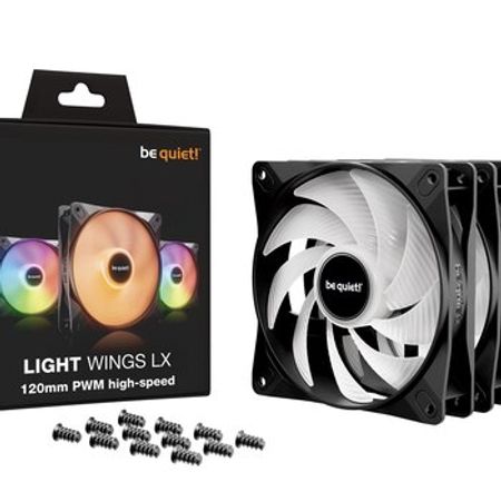 Case Fan Be Quiet BL124 LIGHT WINGS LX 3-PACK – Bakı – ucuztap.az