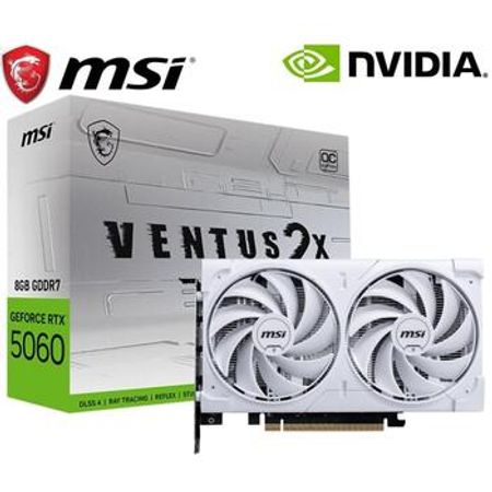 MSI GeForce RTX 5060 8G VENTUS 2X OC White – Masaüstü kompüterlər – ucuztap.az