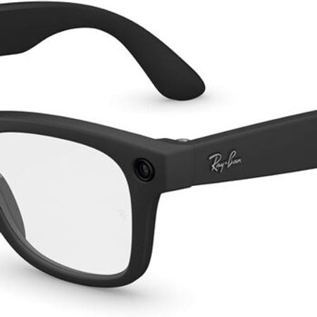 Ray-Ban | Meta Wayfarer (Gen 2) - Matte Black, Clear lenses – Audio və video – ucuztap.az