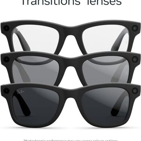 Ray-Ban Meta Wayfarer Gen 2 Matte Black / Transitions Grey – Audio və video – ucuztap.az