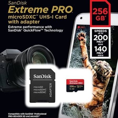 SanDisk Extreme PRO 256GB microSDXC 200MB/s – Bakı – ucuztap.az