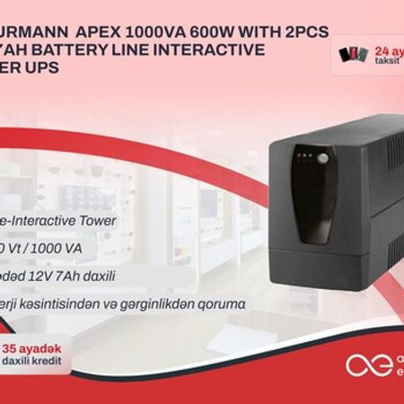 UPS SHTURMANN APEX 1000VA 600W – Kompüter aksesuarları – ucuztap.az