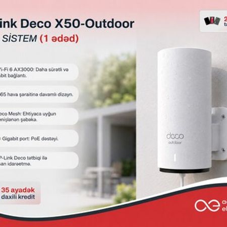 Mesh Wi-Fi Sistemi TP-Link Deco X50-Outdoor AX3000 – Şəbəkə avadanlıqları – ucuztap.az