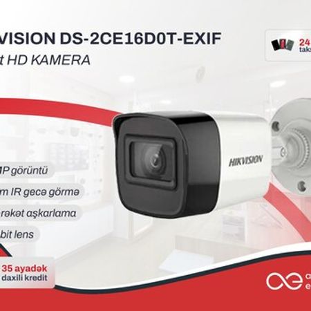 Təhlükəsizlik Kamerası Hikvision DS-2CE16D0T-EXIF – Təhlükəsizlik avadanlığı – ucuztap.az