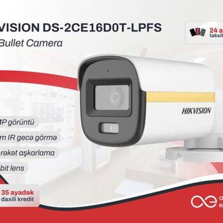 Təhlükəsizlik kamerası Hikvision DS-2CE16D0T-LPFS – Təhlükəsizlik avadanlığı – ucuztap.az