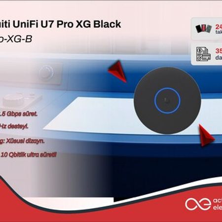 Access Point Ubiquiti UniFi U7 Pro XG Black – Şəbəkə avadanlıqları – ucuztap.az