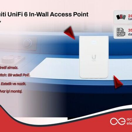 Access Point Ubiquiti UniFi 6 In-Wall (U6-IW) – Şəbəkə avadanlıqları – ucuztap.az