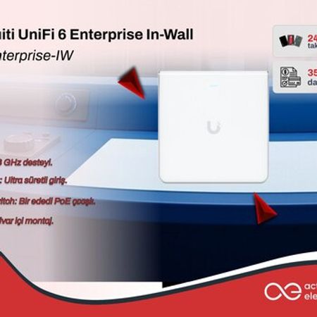 Access Point Ubiquiti UniFi 6 Enterprise In-Wall (U6-Enterprise-IW) – Şəbəkə avadanlıqları – ucuztap.az