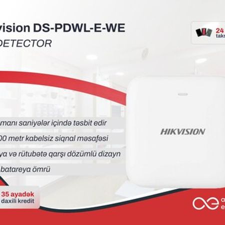 Su sızma detektoru Hikvision DS-PDWL-E-WE AX PRO – Təhlükəsizlik avadanlığı – ucuztap.az