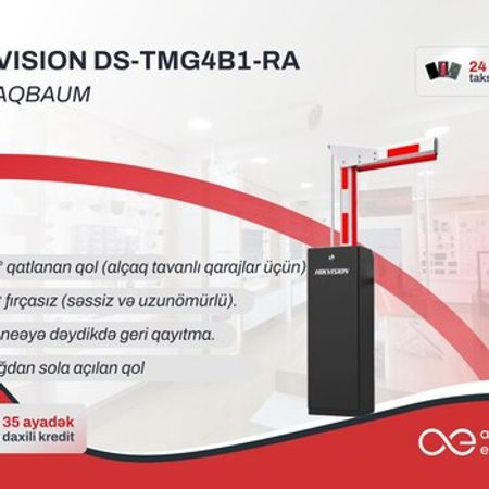 Şlaqbaum Hikvision DS-TMG4B1-RA – Bakı – ucuztap.az
