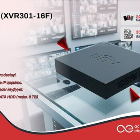 UNV 16 Kanal Hibrid DVR (XVR301-16F) – Bakı – ucuztap.az