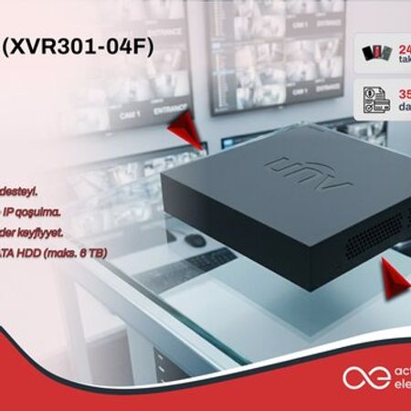 UNV 4 Kanal Hibrid DVR (XVR301-04F) – Bakı – ucuztap.az