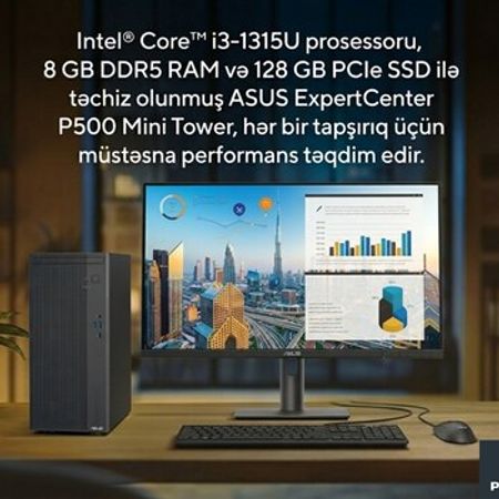 ASUS ExpertCenter P500 Mini Tower (P500MV) Personal Kompüter – Bakı – ucuztap.az