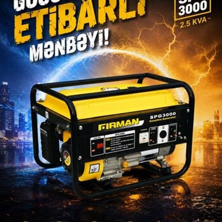 Firman SPG 3000 benzin generator – Bakı – ucuztap.az