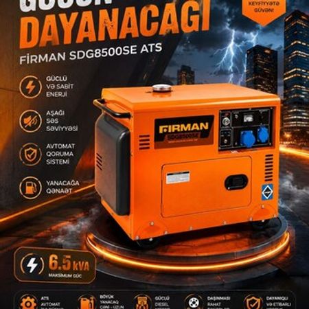 FIRMAN SDG8500SE ATS Dizel Generatoru – Biznes üçün avadanlıq – ucuztap.az