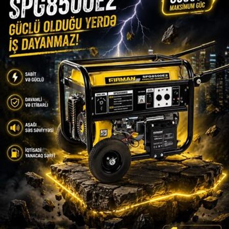 Yanacaq generatoru FIRMAN SPG8500E2 – Bakı – ucuztap.az