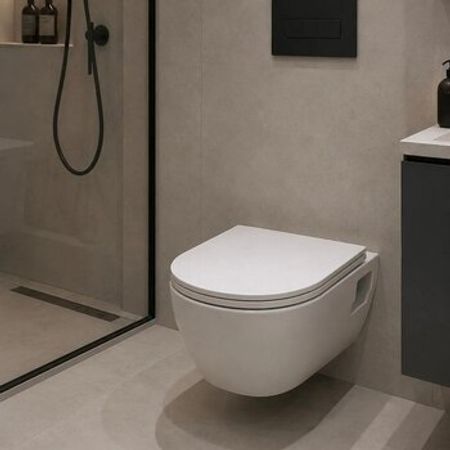 Jade yumru arxa formalı, divara asma unitaz, ağ rəngli, dekorsuz – Təmir və tikinti – ucuztap.az