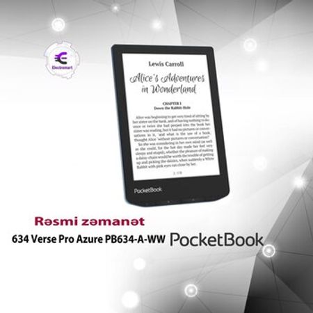 PocketBook 634 Verse Pro Azure PB634-A-WW elektron kitab oxuyucuları – Planşet və elektron kitablar – ucuztap.az