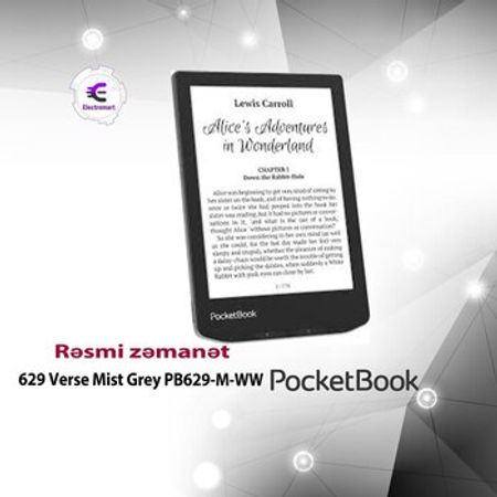 PocketBook 629 Verse Mist Grey PB629-M-WW – Planşet və elektron kitablar – ucuztap.az