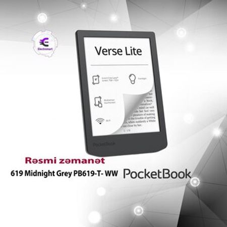 PocketBook 619 Midnight Grey PB619-T- WW – Planşet və elektron kitablar – ucuztap.az