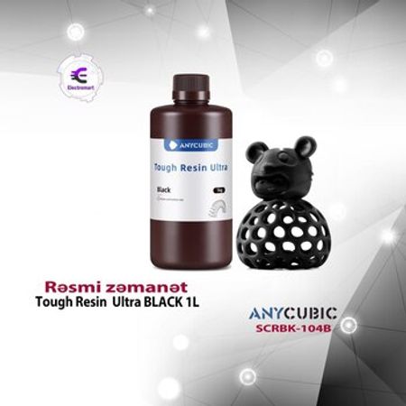 Anycubic Tough Resin Ultra BLACK 1L SCRBK-104B – Biznes üçün avadanlıq – ucuztap.az