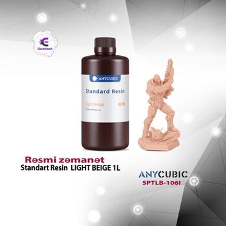 Anycubic Standart Resin LIGHT BEIGE 1L SPTLB-106I – Biznes üçün avadanlıq – ucuztap.az