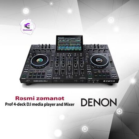 DJ kontrol sistemi Denon DJ Prime 4+ 4-dek, 10.1 PRIME4+XEU – Bakı – ucuztap.az