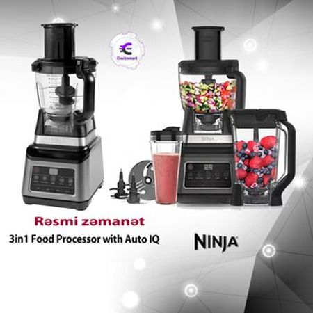Blender Ninja 3in1 Food Processor with Auto IQ – Bakı – ucuztap.az