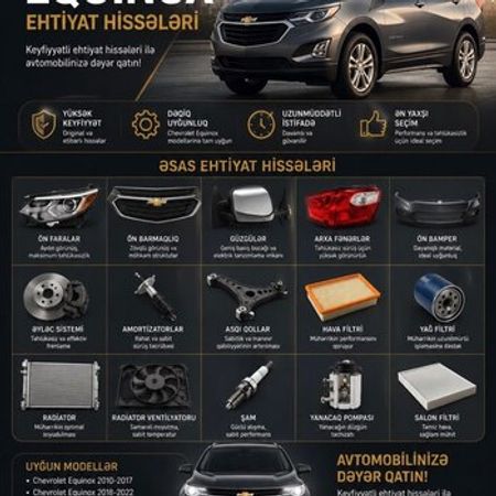 Chevrolet Equinox ehtiyat hissələri – Ehtiyat hissələri – ucuztap.az