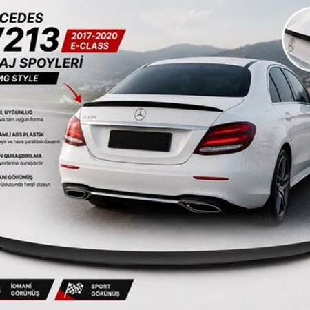 Mercedes E-Class (W213) AMG Style baqaj spoyleri – Ehtiyat hissələri – ucuztap.az
