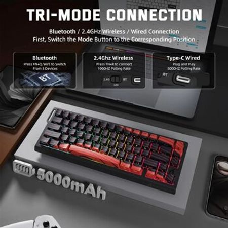 Attack Shark X68 MAX HE Wired Rapid Trigger Mechanical Keyboard – Bakı – ucuztap.az