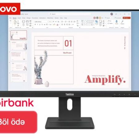 Lenovo ThinkVision E24-40 monitor 64BAMAT1EU – Bakı – ucuztap.az