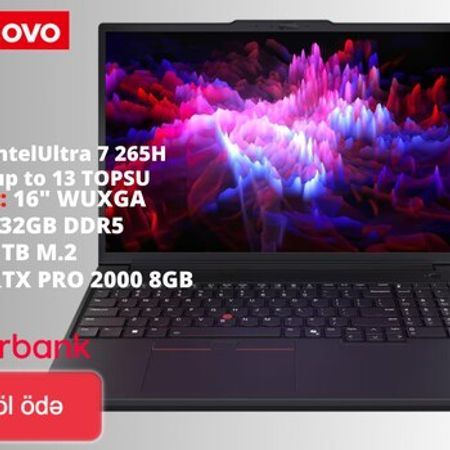 Laptop Lenovo ThinkPad P16v Gen 3 21RS004BGX – Noutbuklar və Netbuklar – ucuztap.az