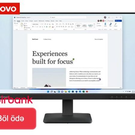 Lenovo L24-4e Monitor 68C2KAC1EU – Bakı – ucuztap.az