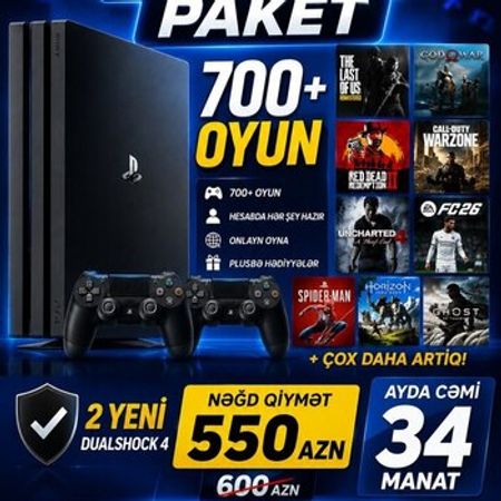 Sony Playstation 4 Pro – Bakı – ucuztap.az