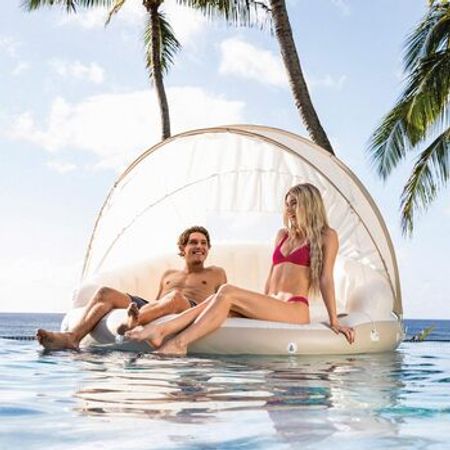 INTEX 58292 Canopy Island – Günəşlikli Şişmə Su Döşəyi – Bakı – ucuztap.az