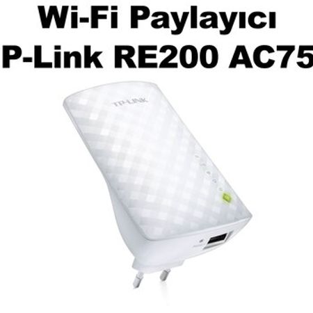 Wi-Fi paylayıcı TP-Link RE200 AC750 5GHz – Şəbəkə avadanlıqları – ucuztap.az