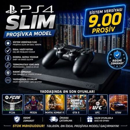 PlayStation 4 Slim 1TB – Bakı – ucuztap.az