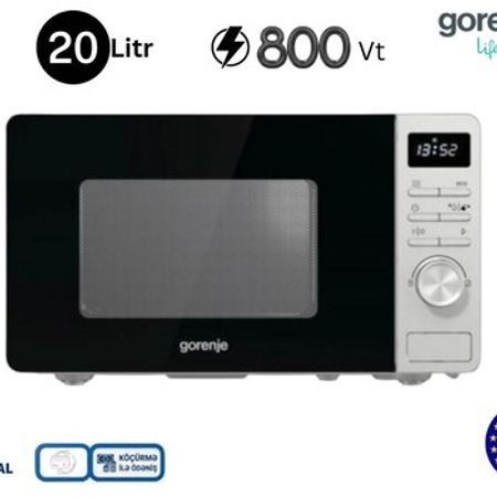 Mikrodalğalı soba Gorenje MO20A3X – Plitələr – ucuztap.az