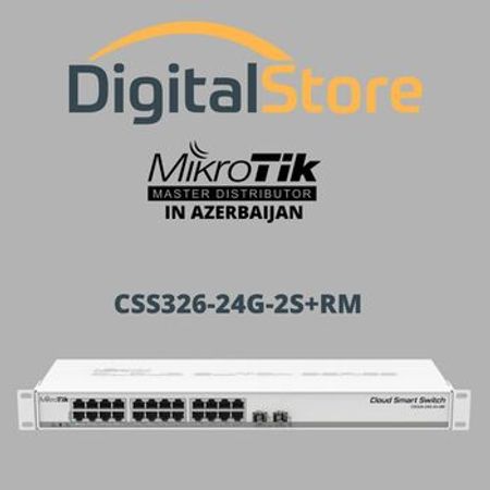 MikroTik CSS326-24G-2S+RM – Şəbəkə avadanlıqları – ucuztap.az