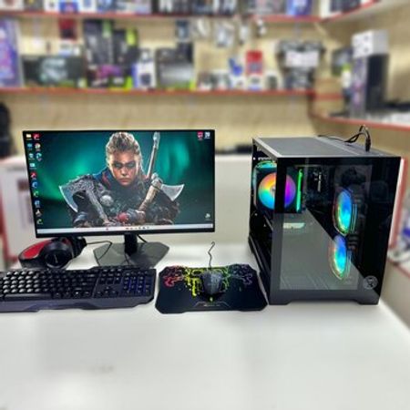 Gaming PC i5-12400F / RTX 5050 8GB / 16GB RAM / 500GB NVMe SSD / 200Hz Monitor – Bakı – ucuztap.az
