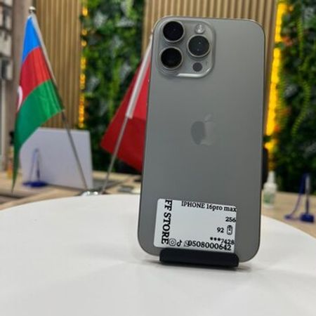 Apple iPhone 16 Pro Max Natural Titanium 256GB/8GB – Bakı – ucuztap.az
