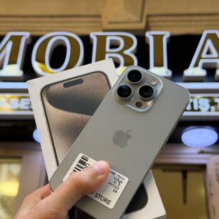 Apple iPhone 15 Pro Natural Titanium 128GB/8GB – Bakı – ucuztap.az