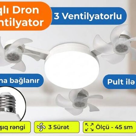 Patrona taxılan sərinkeş Dron 3 fan – Digər – ucuztap.az