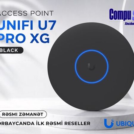Access Point UniFi U7 Pro XG Black – Şəbəkə avadanlıqları – ucuztap.az